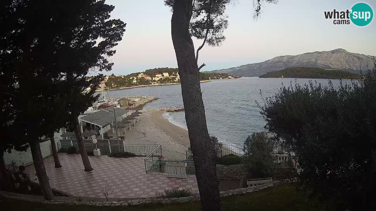 Web kamera Lumbarda – Plaža Prvi Žal – Korčula