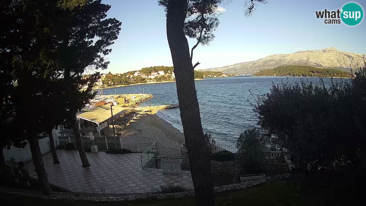 Webcam Lumbarda – Prvi Žal beach – Korčula