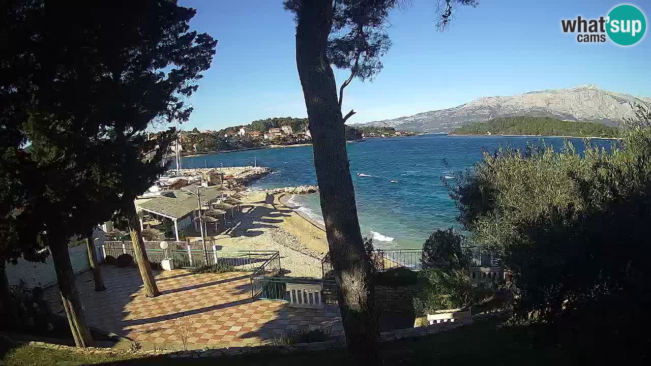 Web kamera Lumbarda – Plaža Prvi Žal – Korčula