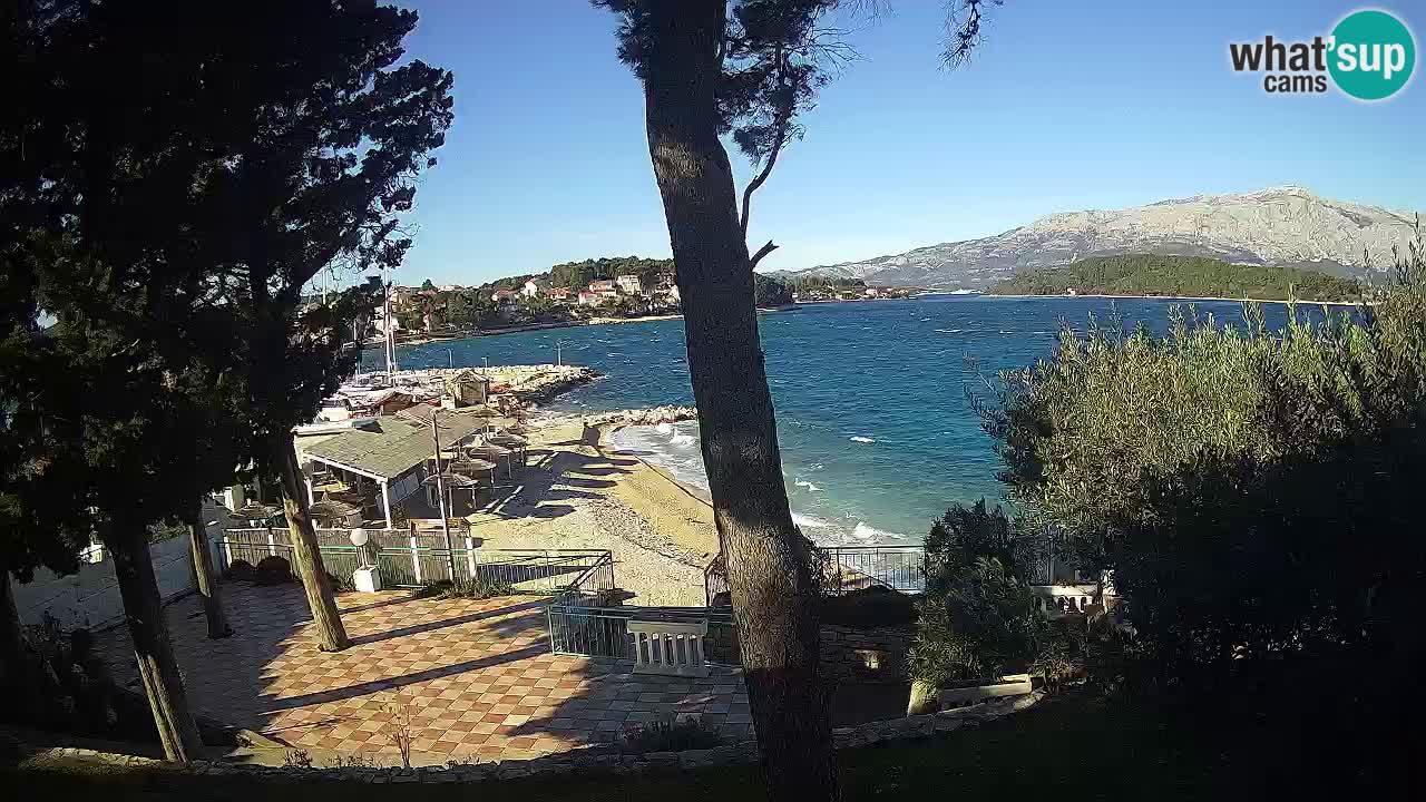 Web kamera Lumbarda – Plaža Prvi Žal – Korčula