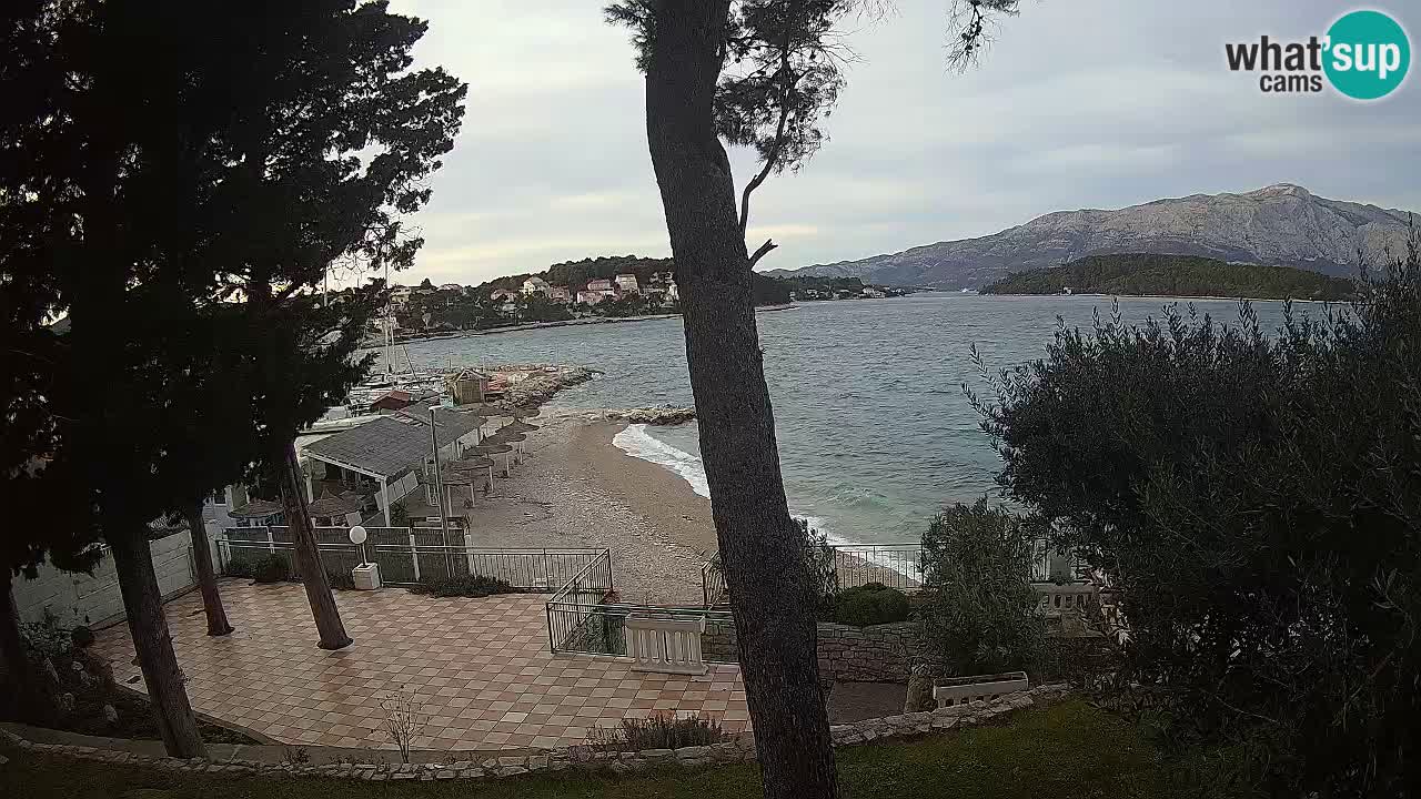 Webcam Lumbarda – Prvi Žal beach – Korčula