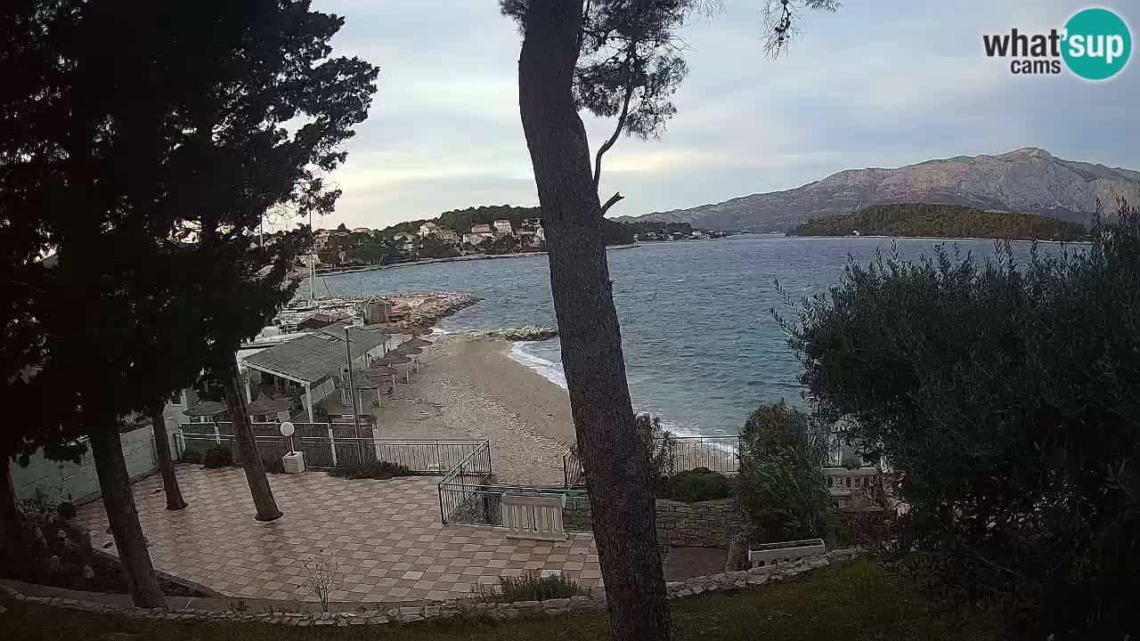 Webcam Lumbarda – Prvi Žal beach – Korčula
