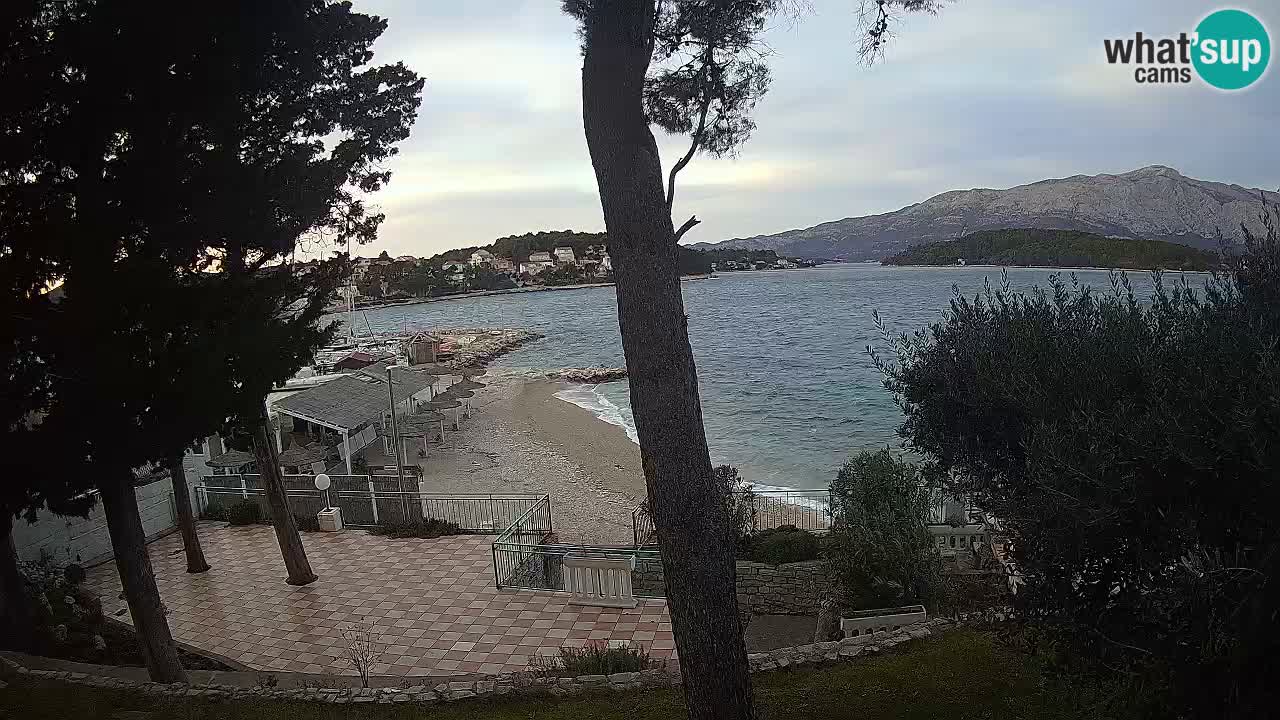 Camera en vivo Lumbarda – Playa Prvi Žal – Korčula