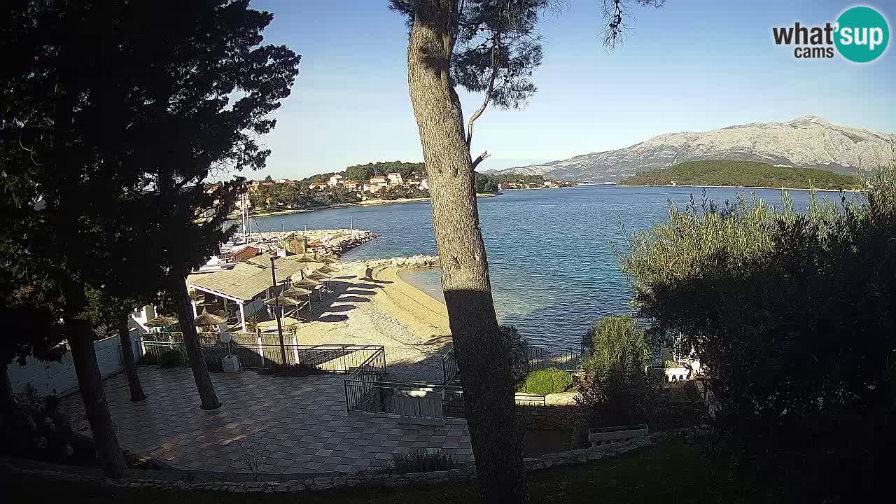 Web kamera Lumbarda – Plaža Prvi Žal – Korčula