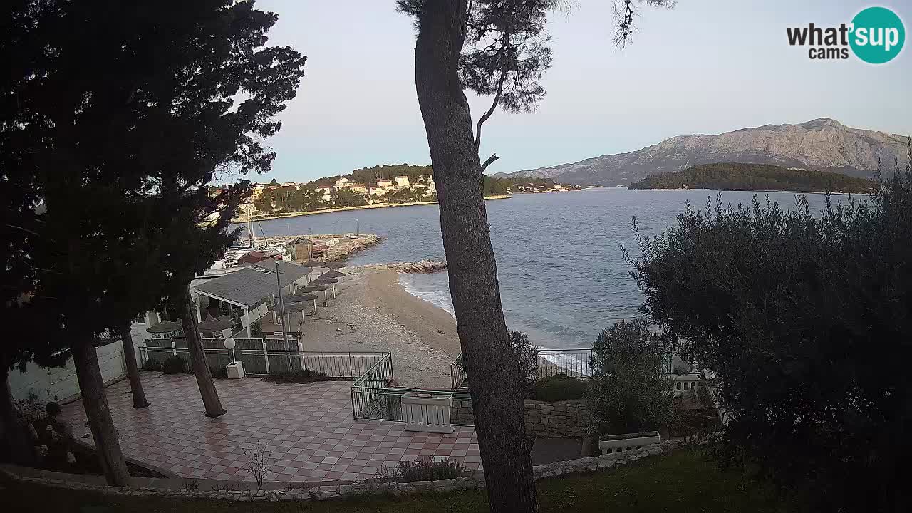 Web kamera Lumbarda – Plaža Prvi Žal – Korčula