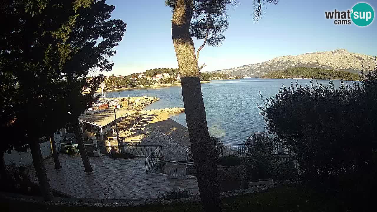 Webcam Lumbarda – Prvi Žal beach – Korčula