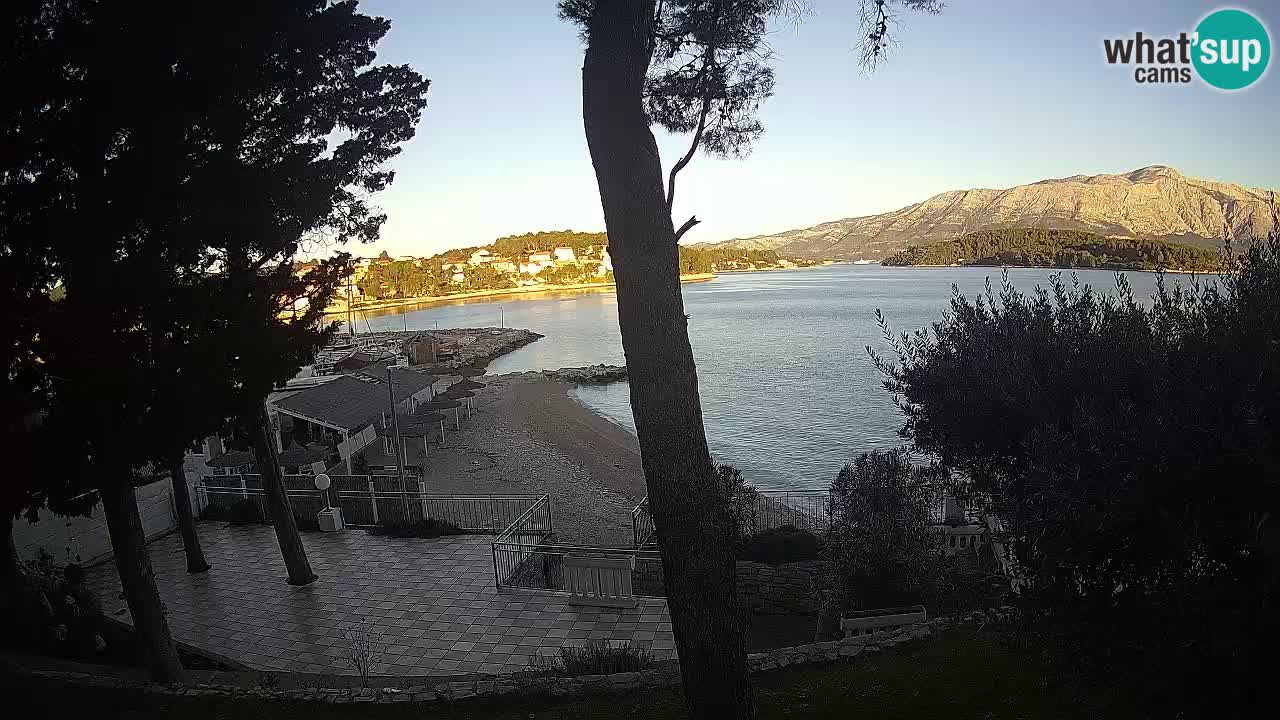 Webcam Lumbarda – Prvi Žal beach – Korčula
