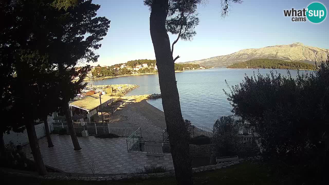Webcam Lumbarda – Prvi Žal beach – Korčula