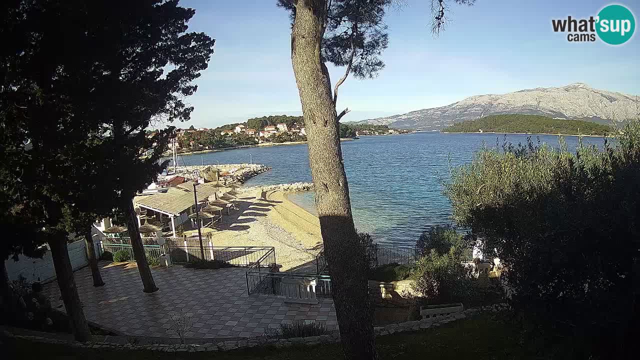 Webcam Lumbarda – Prvi Žal beach – Korčula