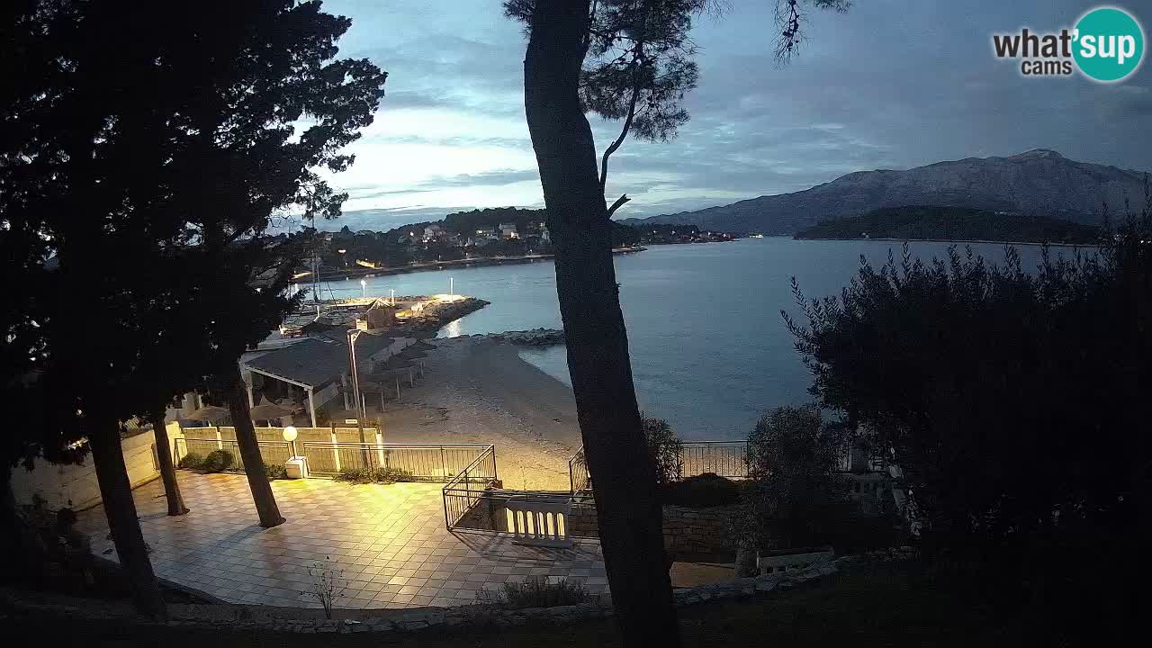 Web kamera Lumbarda – Plaža Prvi Žal – Korčula