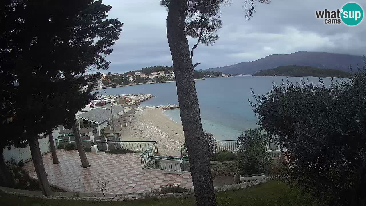 Webcam live Lumbarda – Plage Prvi Žal – Korčula