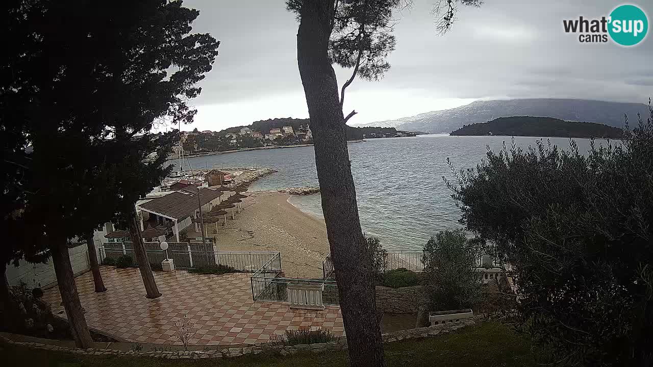Webcam Lumbarda – Prvi Žal beach – Korčula