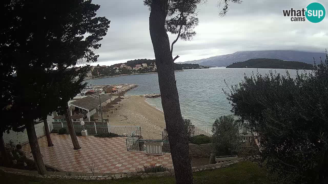 Web kamera Lumbarda – Plaža Prvi Žal – Korčula