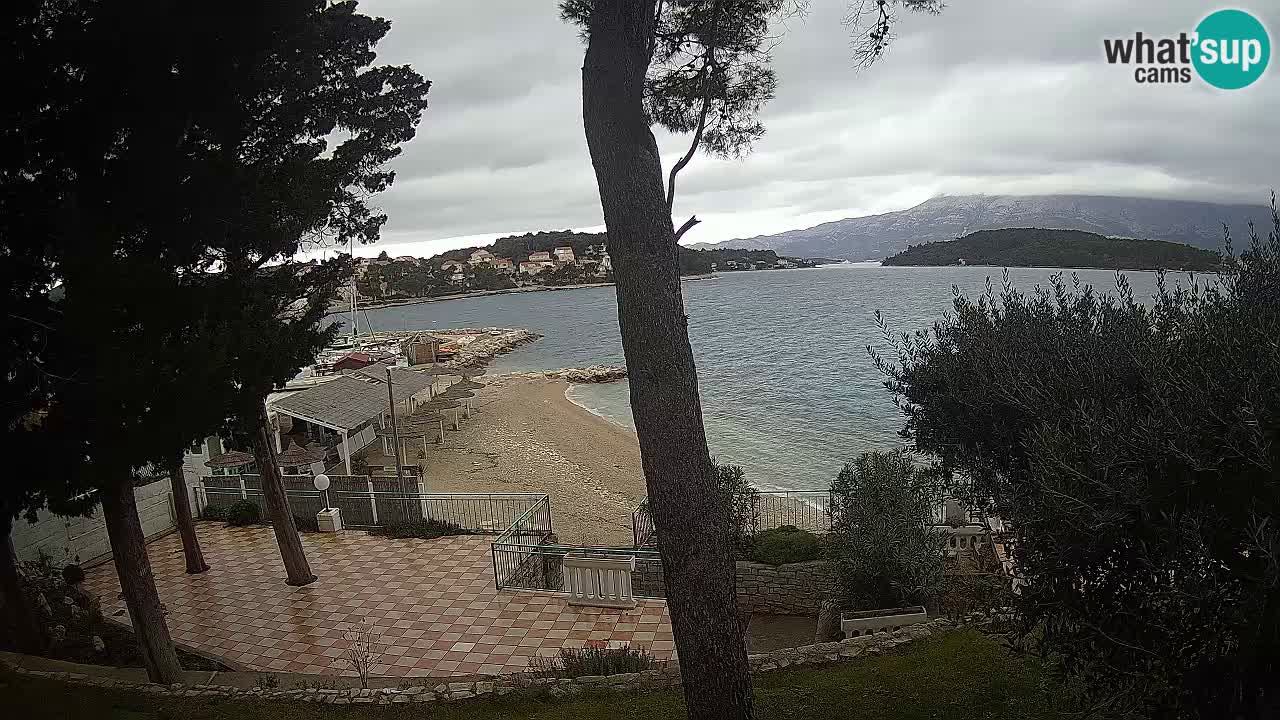 Camera en vivo Lumbarda – Playa Prvi Žal – Korčula