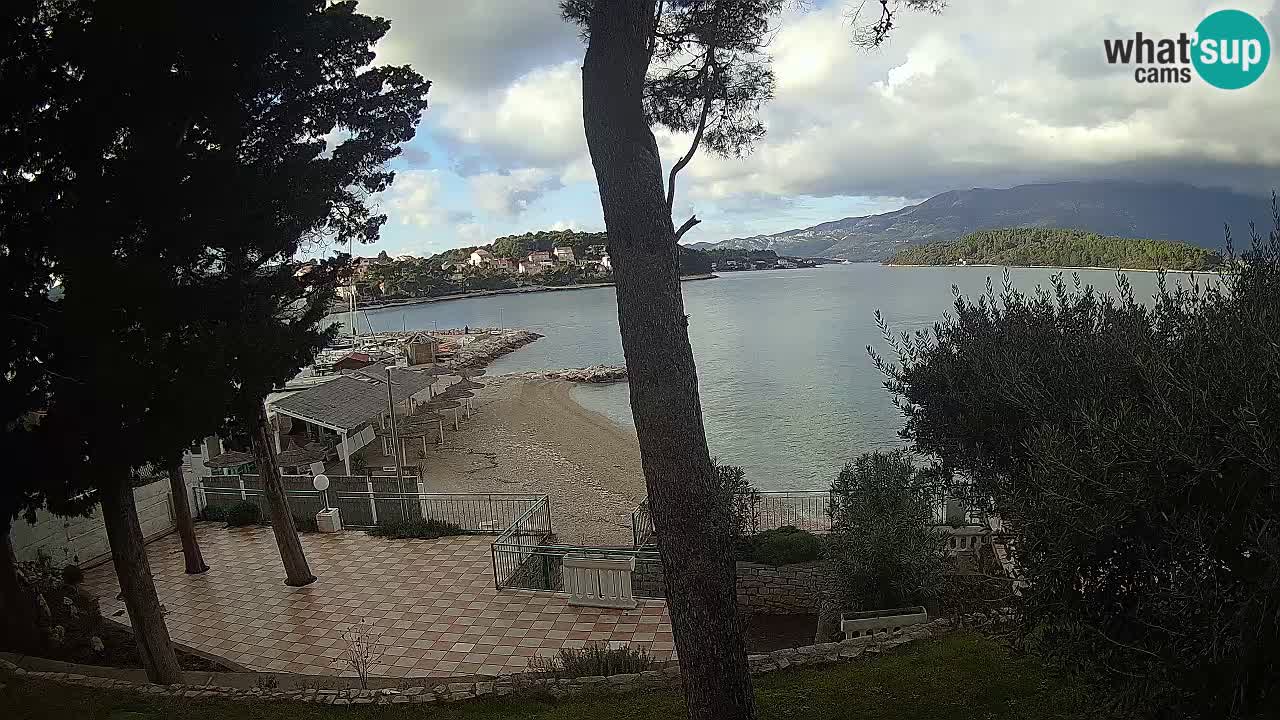 Livecam Lumbarda – Spiaggia Prvi Žal – Korčula