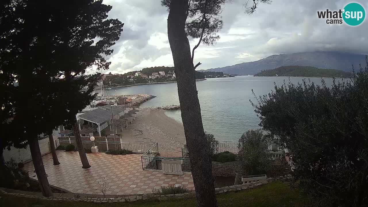 Livecam Lumbarda – Spiaggia Prvi Žal – Korčula