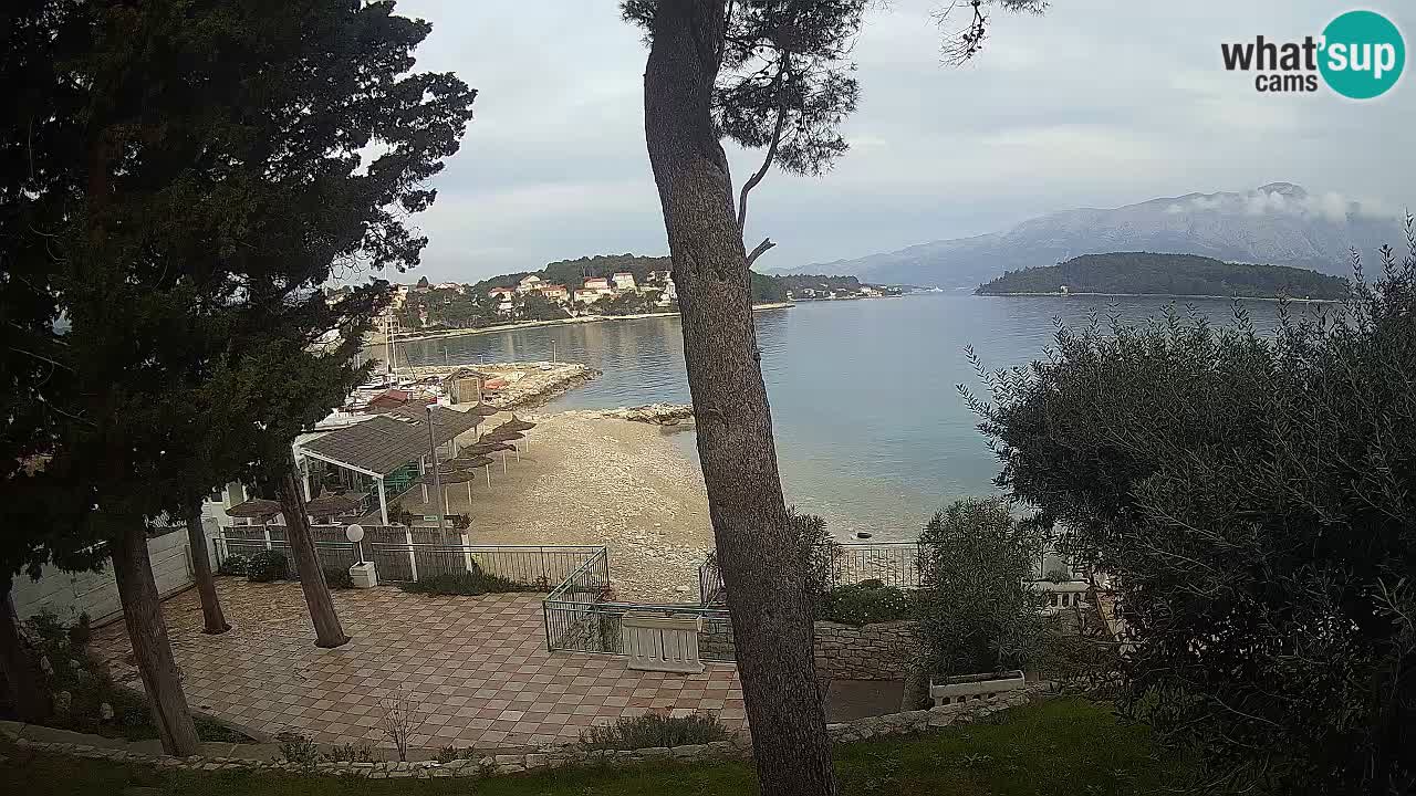 Livecam Lumbarda – Spiaggia Prvi Žal – Korčula
