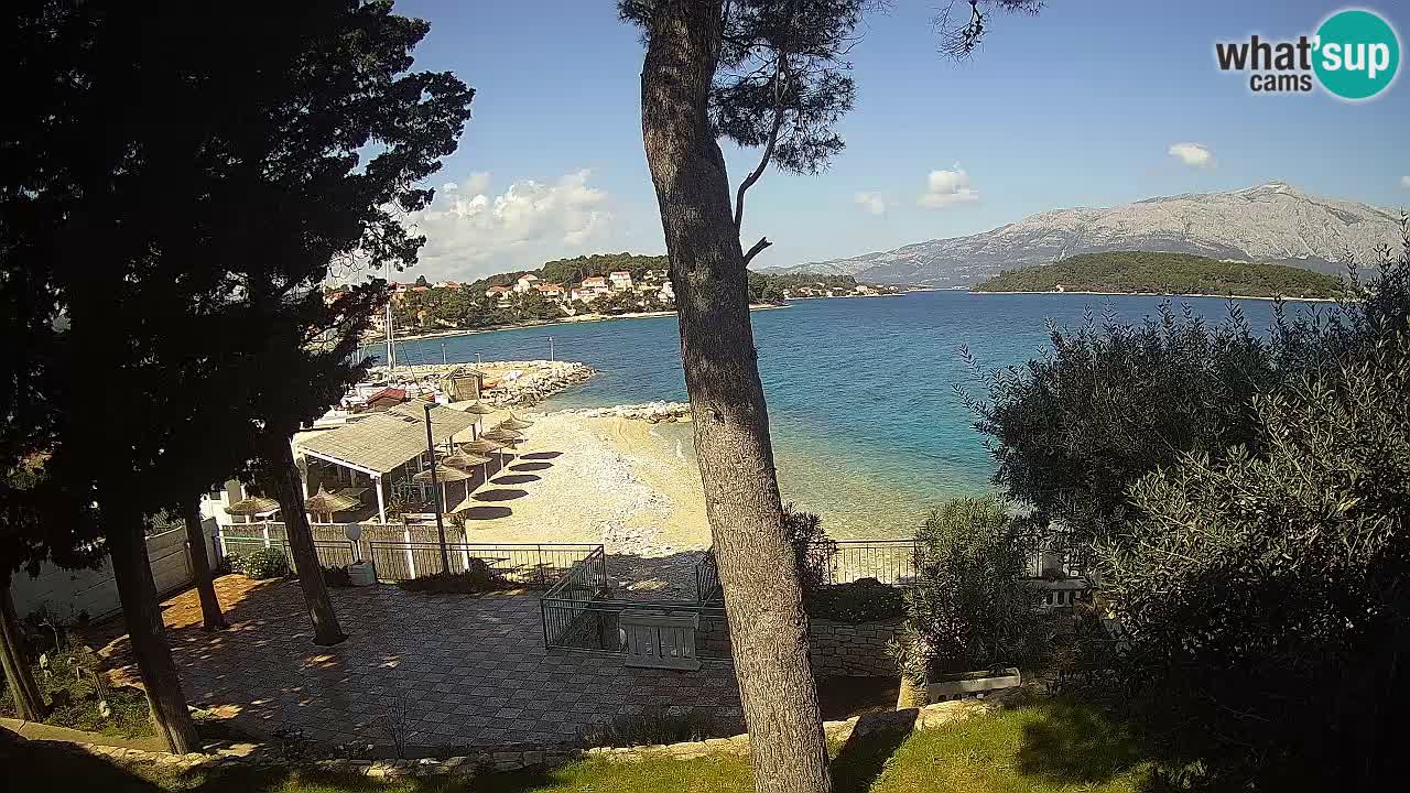 Camera en vivo Lumbarda – Playa Prvi Žal – Korčula