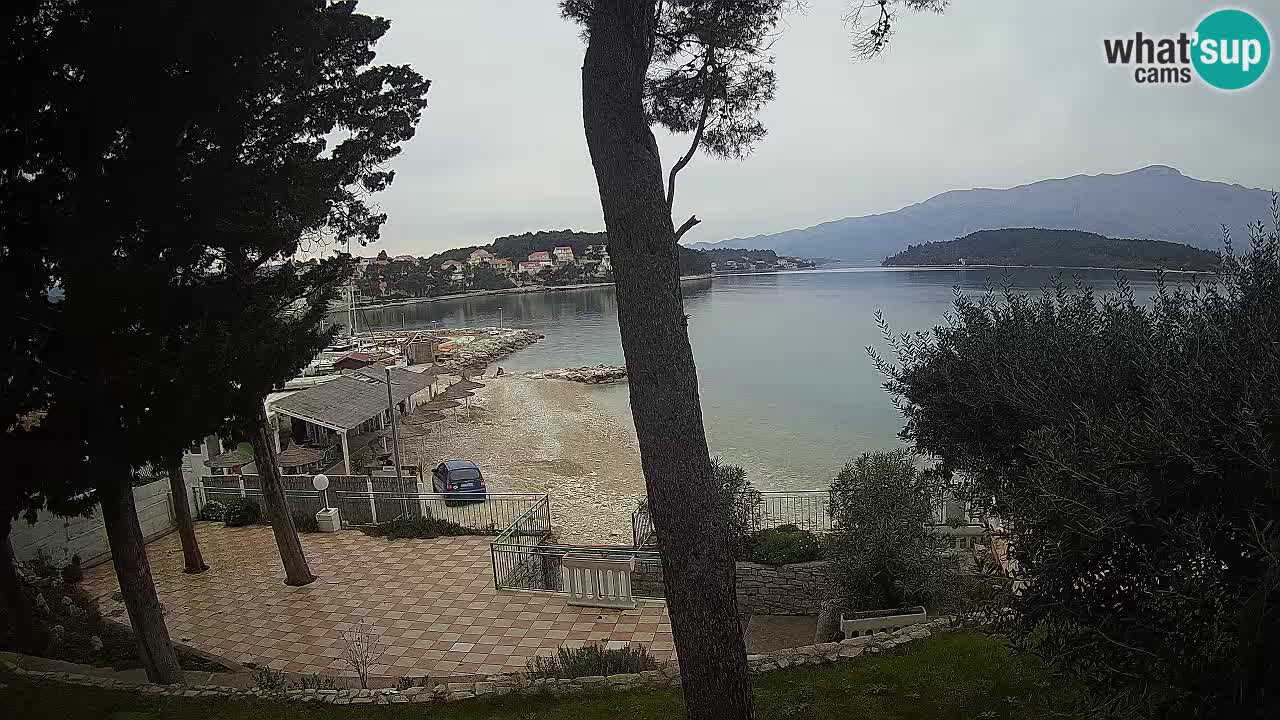 Livecam Lumbarda – Spiaggia Prvi Žal – Korčula
