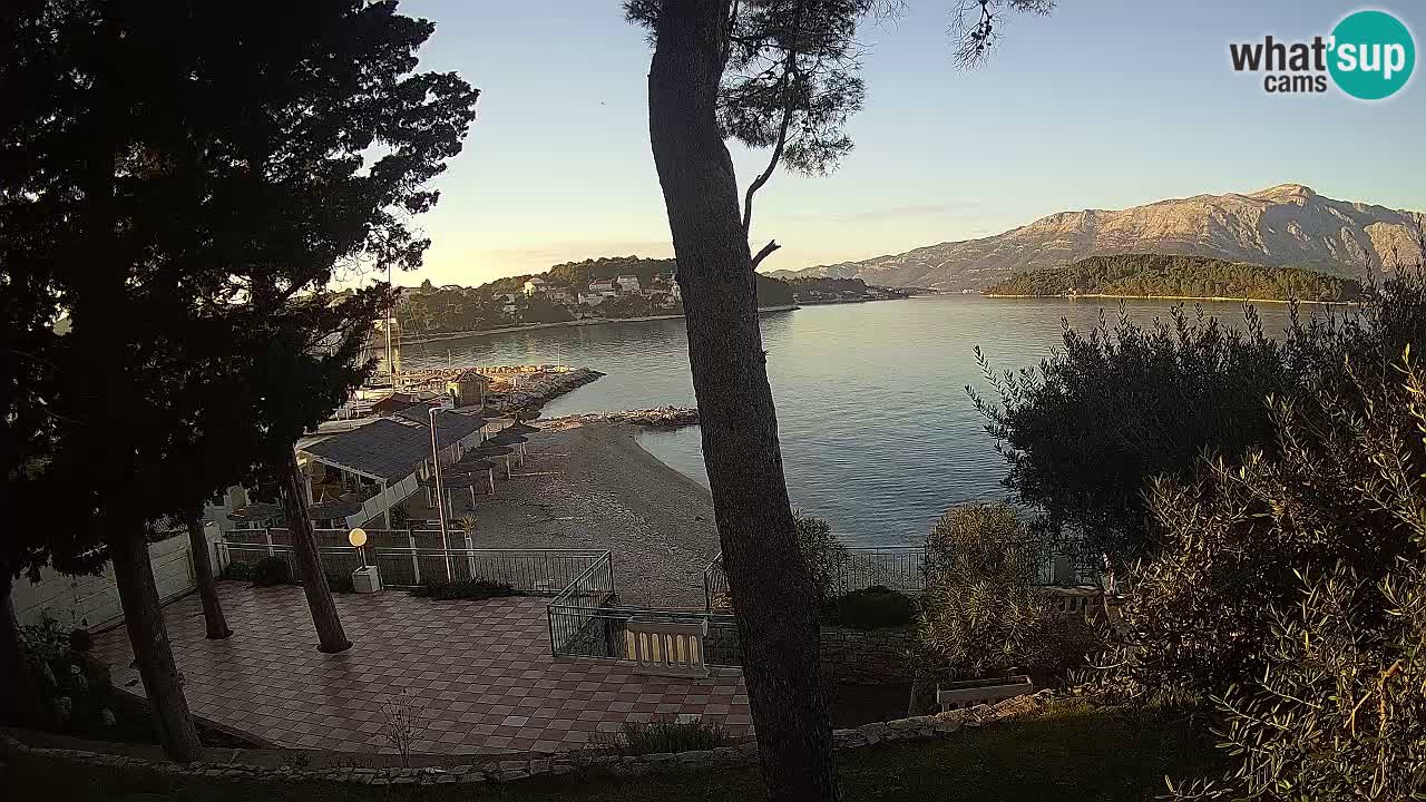 Webcam Lumbarda – Prvi Žal beach – Korčula