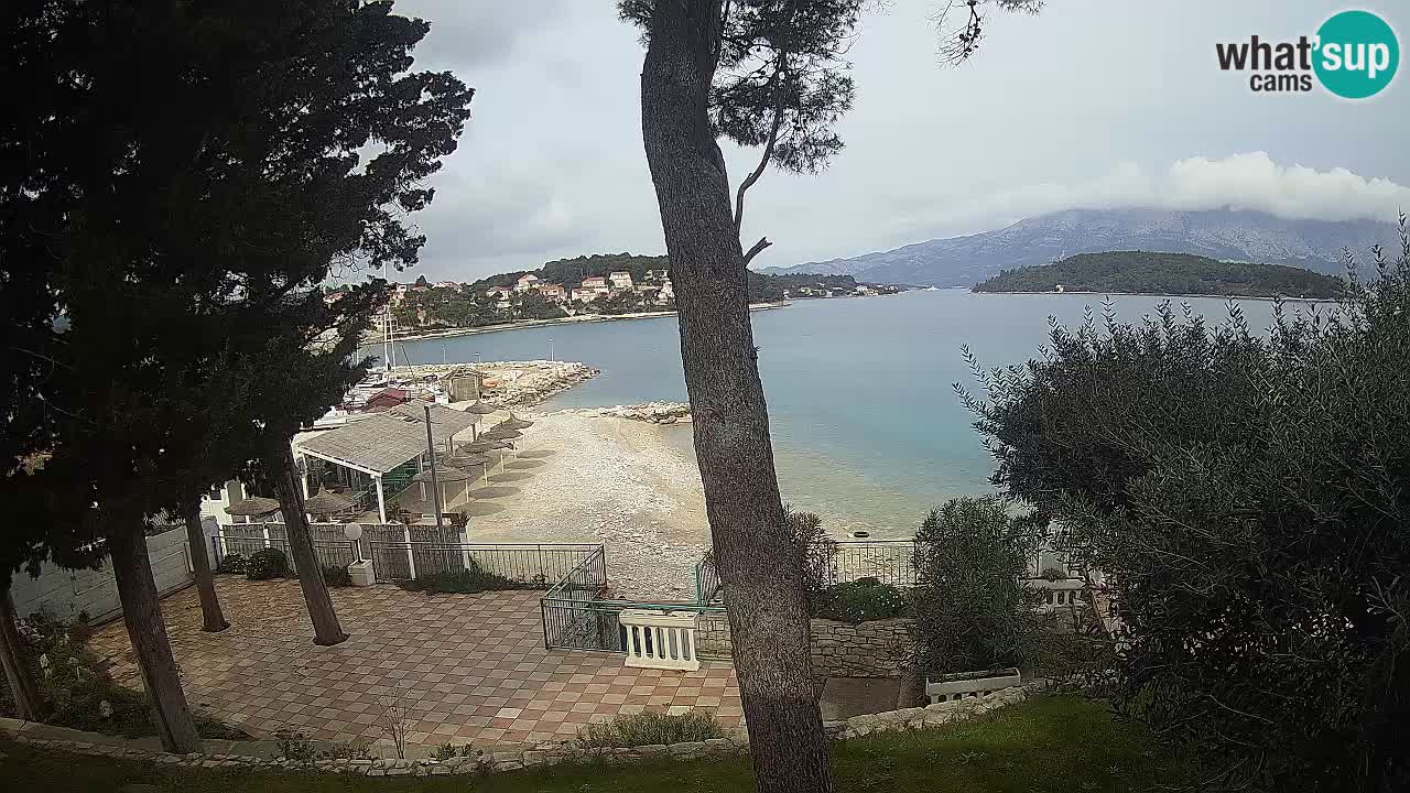 Webcam Lumbarda – Prvi Žal beach – Korčula