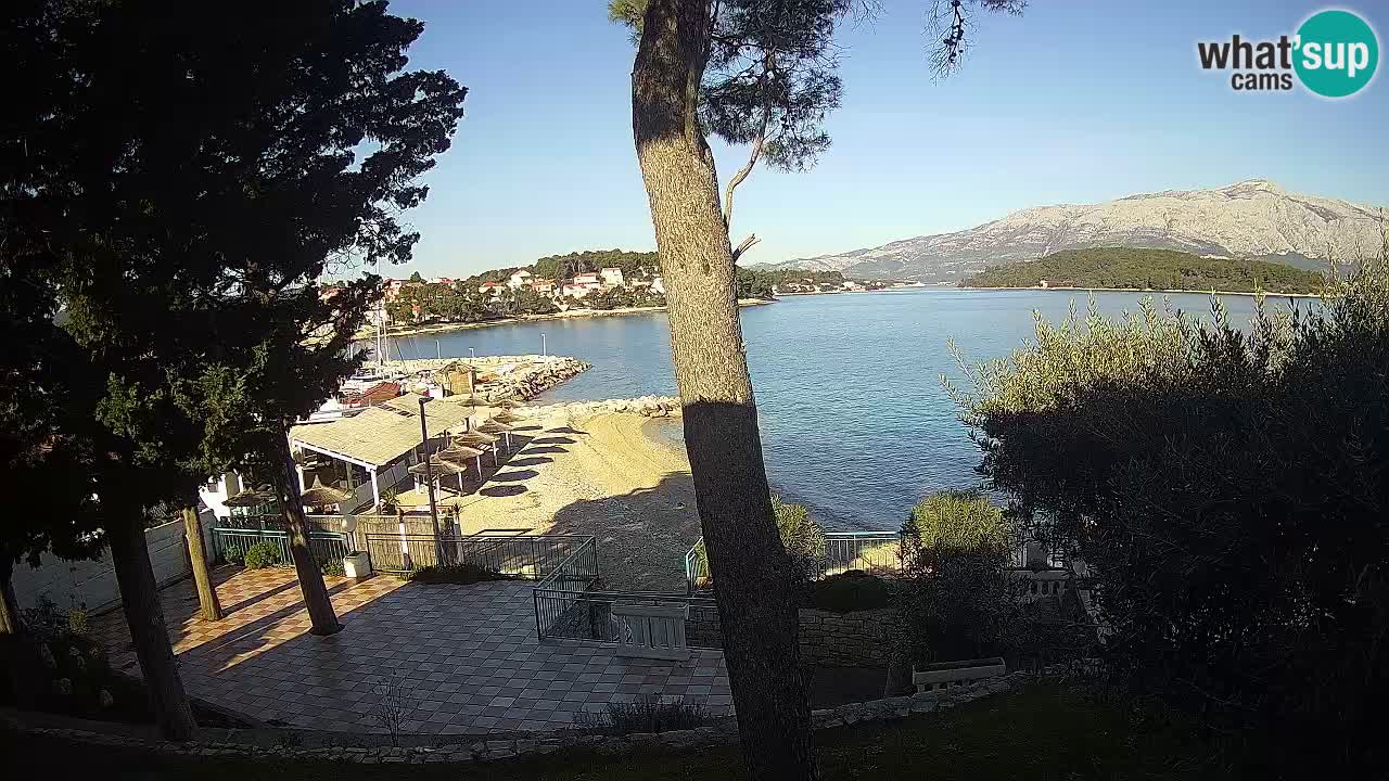 Webcam live Lumbarda – Plage Prvi Žal – Korčula