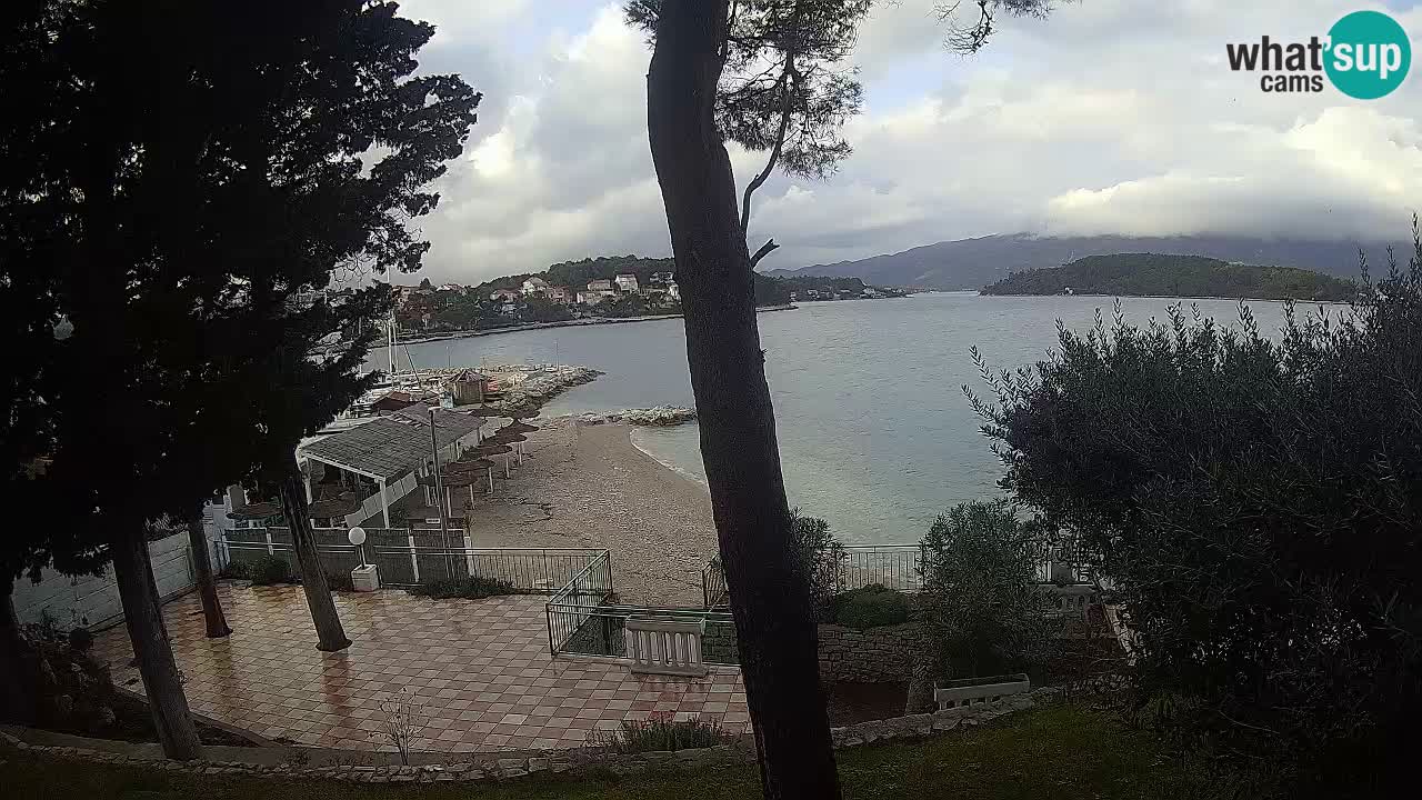 Webcam live Lumbarda – Plage Prvi Žal – Korčula