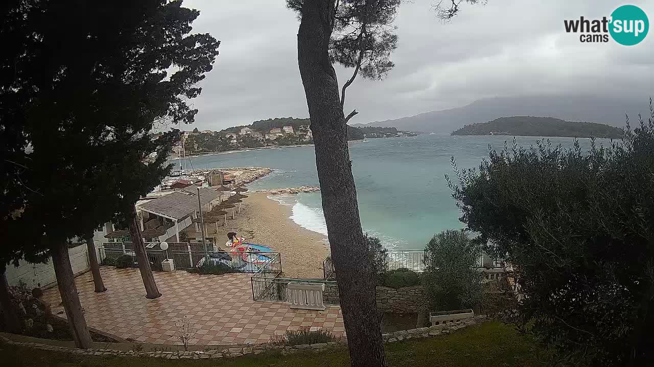 Webcam Lumbarda – Prvi Žal beach – Korčula