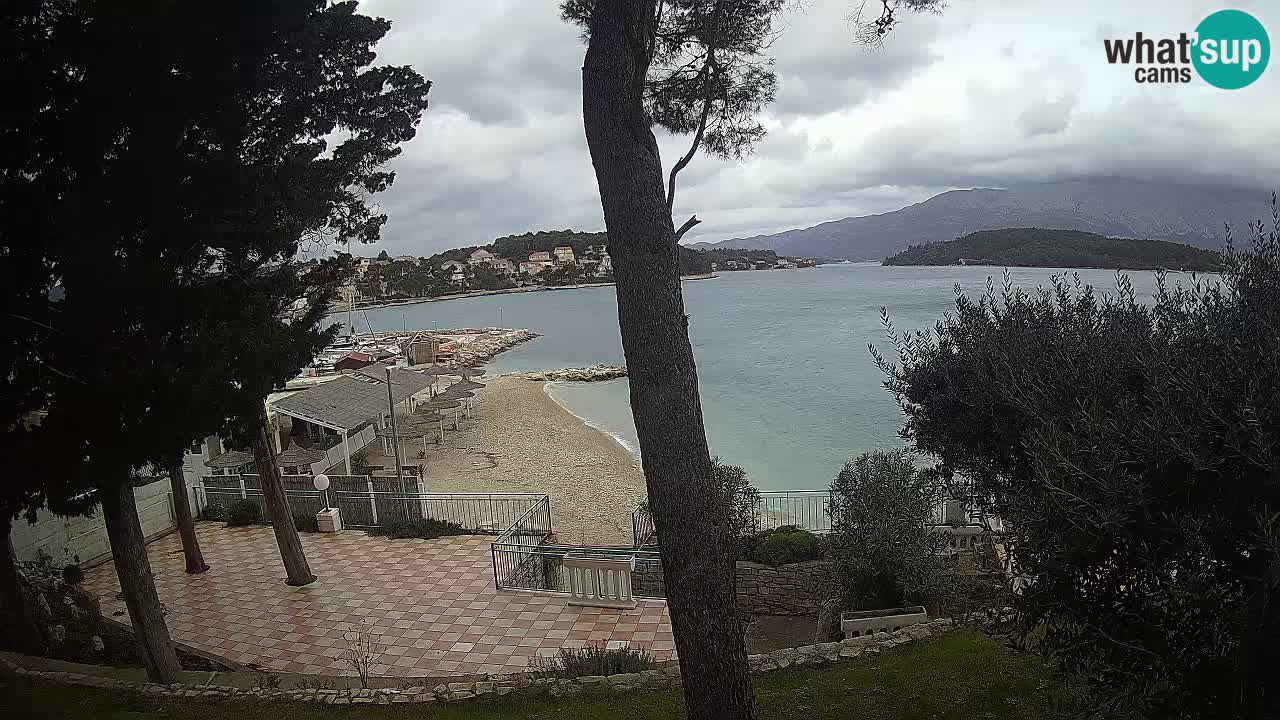 Webcam Lumbarda – Prvi Žal beach – Korčula