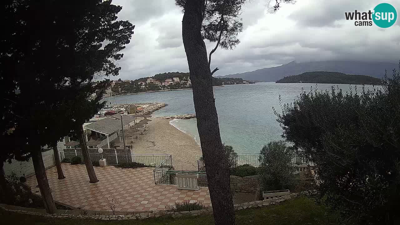 Webcam Lumbarda – Prvi Žal beach – Korčula