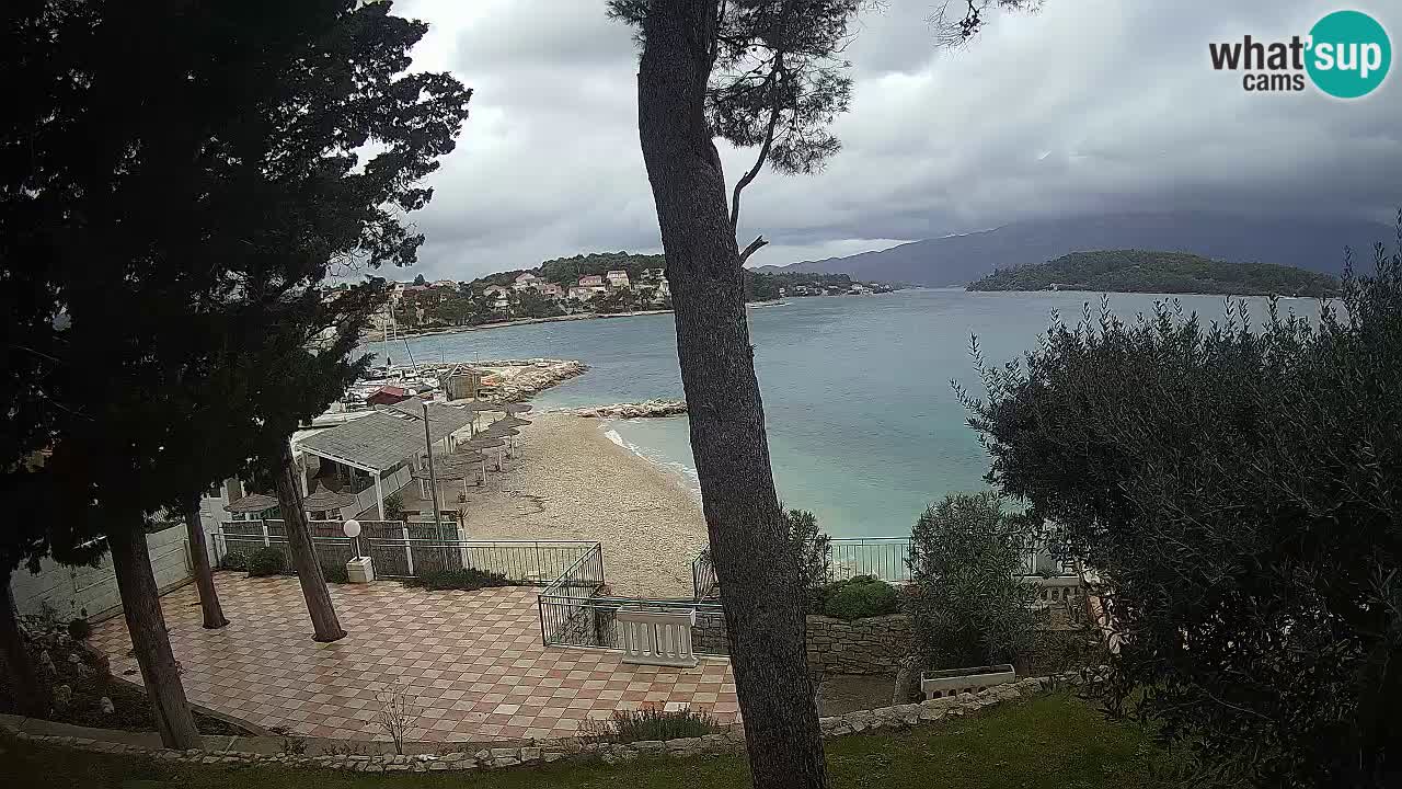 Webcam live Lumbarda – Plage Prvi Žal – Korčula