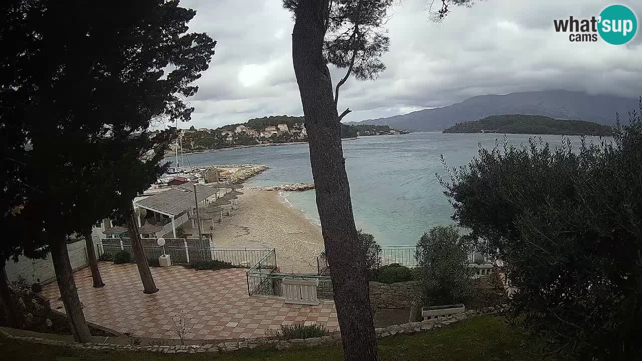 Webcam Lumbarda – Prvi Žal beach – Korčula