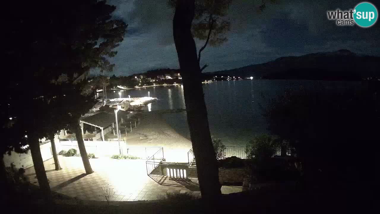 Spletna kamera Lumbarda – Plaža Prvi Žal – Korčula