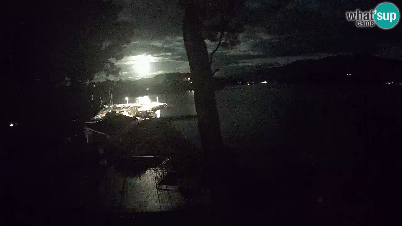 Spletna kamera Lumbarda – Plaža Prvi Žal – Korčula