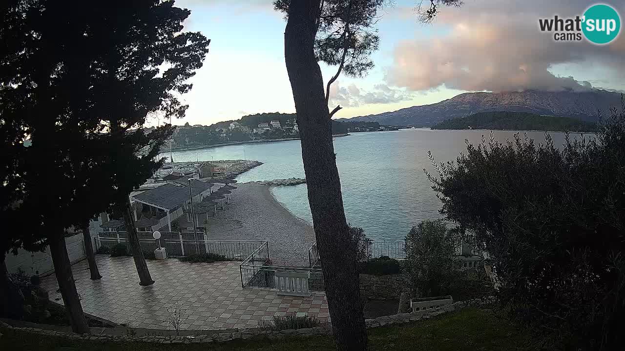 Webcam Lumbarda – Prvi Žal beach – Korčula