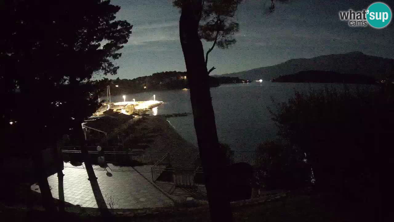 Spletna kamera Lumbarda – Plaža Prvi Žal – Korčula
