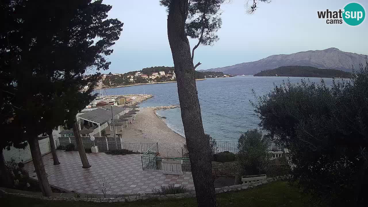 Camera en vivo Lumbarda – Playa Prvi Žal – Korčula