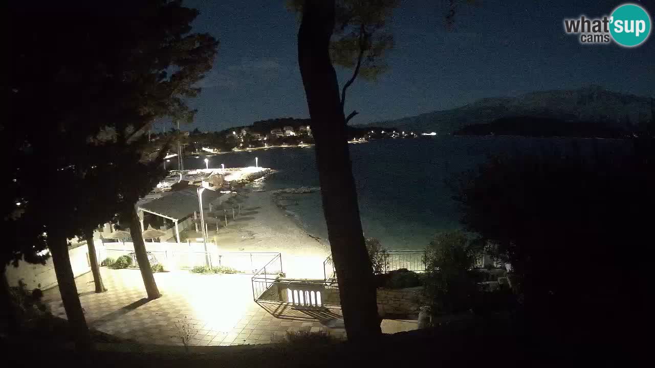 Livecam Lumbarda – Spiaggia Prvi Žal – Korčula