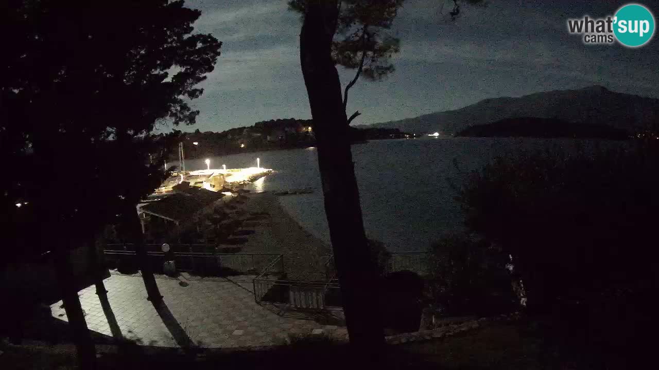 Webcam live Lumbarda – Plage Prvi Žal – Korčula