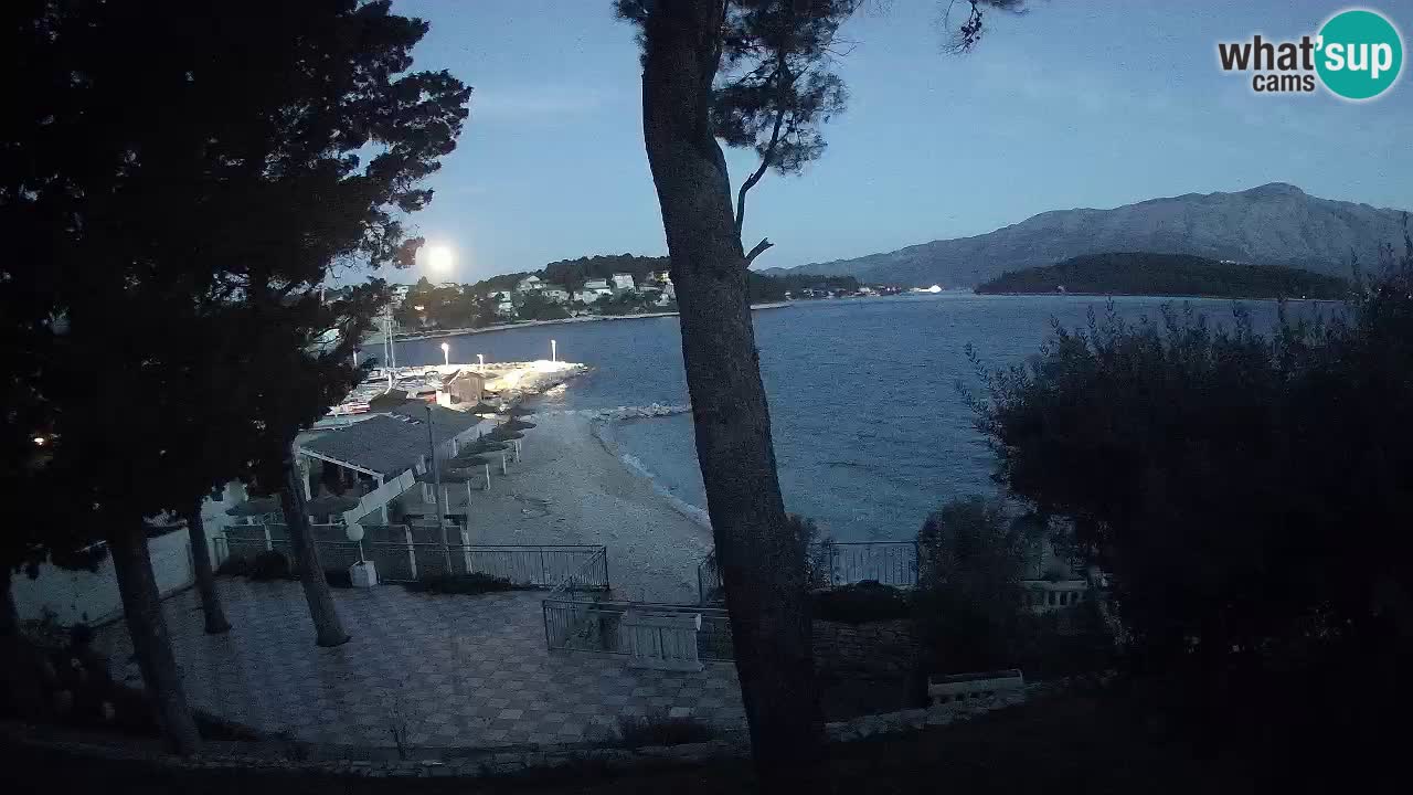 Camera en vivo Lumbarda – Playa Prvi Žal – Korčula