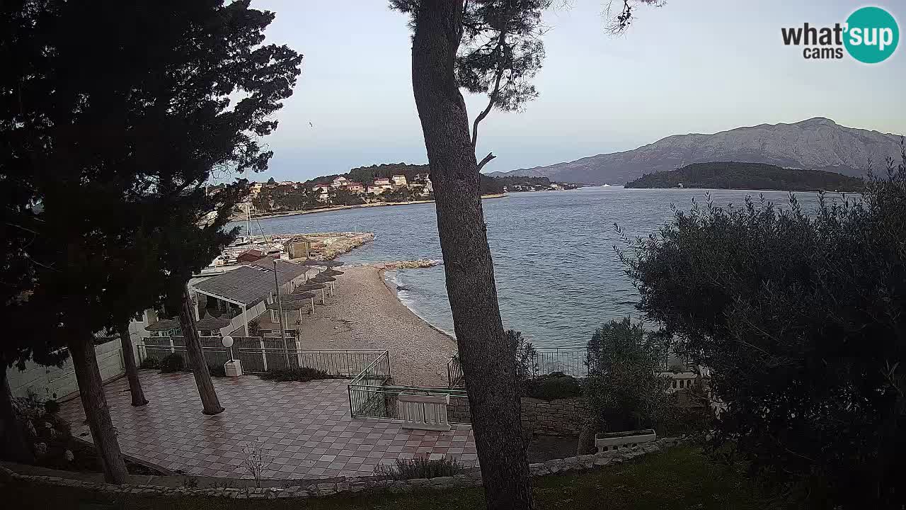 Camera en vivo Lumbarda – Playa Prvi Žal – Korčula