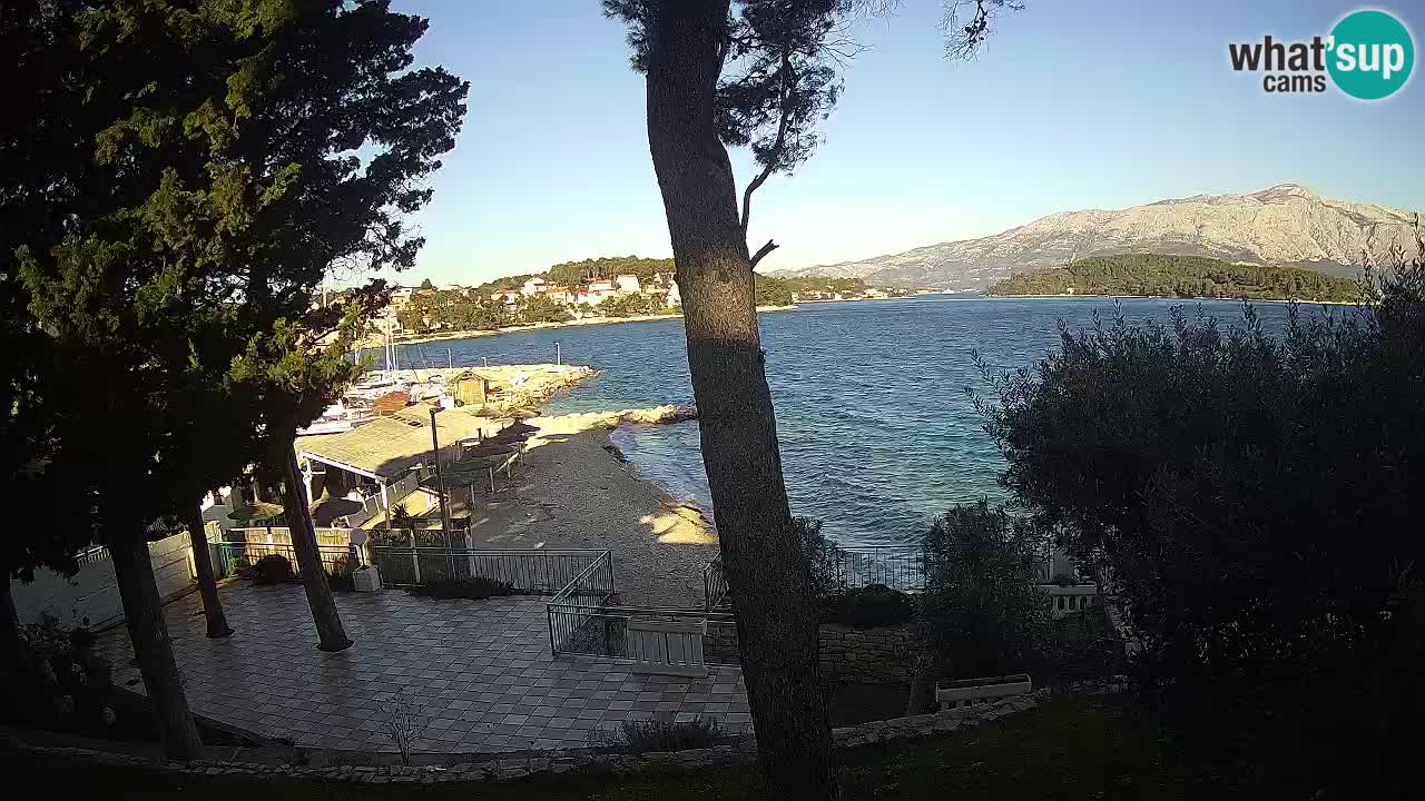 Livecam Lumbarda – Spiaggia Prvi Žal – Korčula