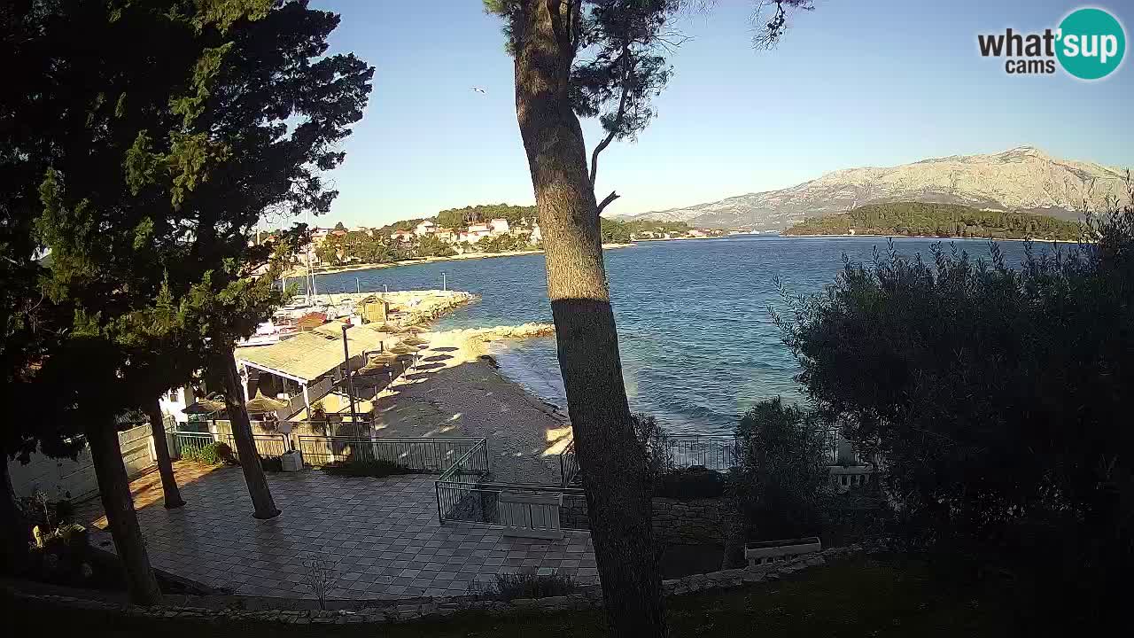 Livecam Lumbarda – Spiaggia Prvi Žal – Korčula