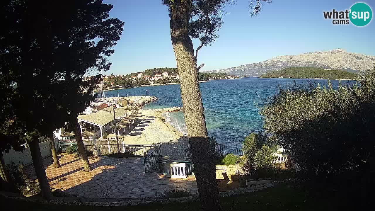 Livecam Lumbarda – Spiaggia Prvi Žal – Korčula