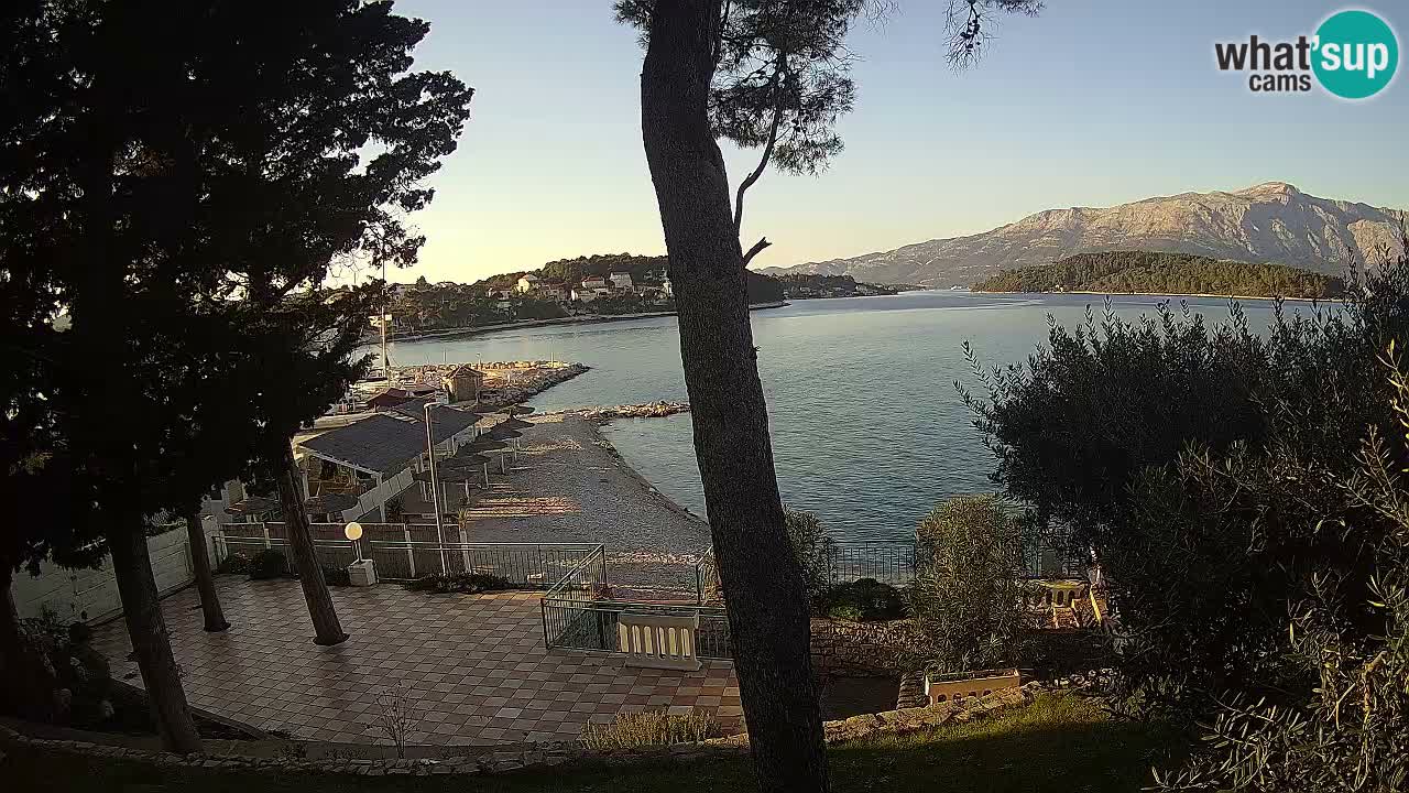 Webcam Lumbarda – Prvi Žal beach – Korčula