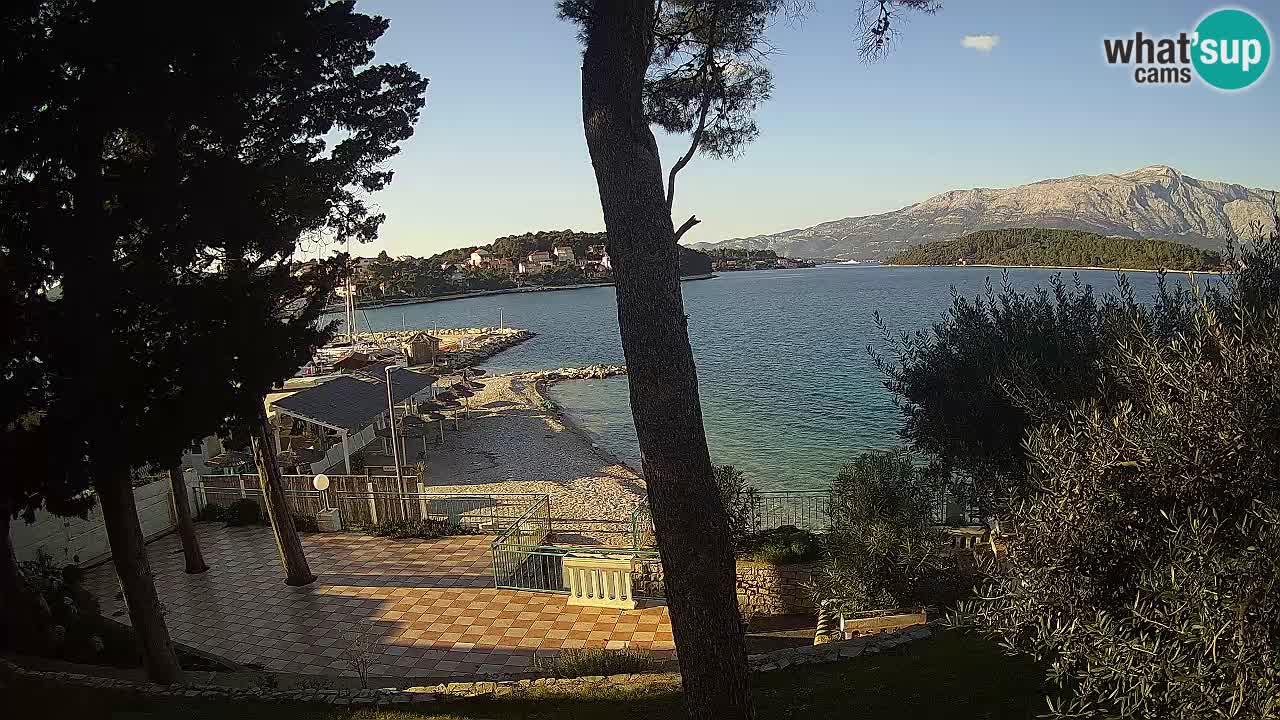 Livecam Lumbarda – Spiaggia Prvi Žal – Korčula