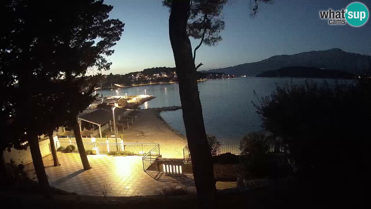 Web kamera Lumbarda – Plaža Prvi Žal – Korčula