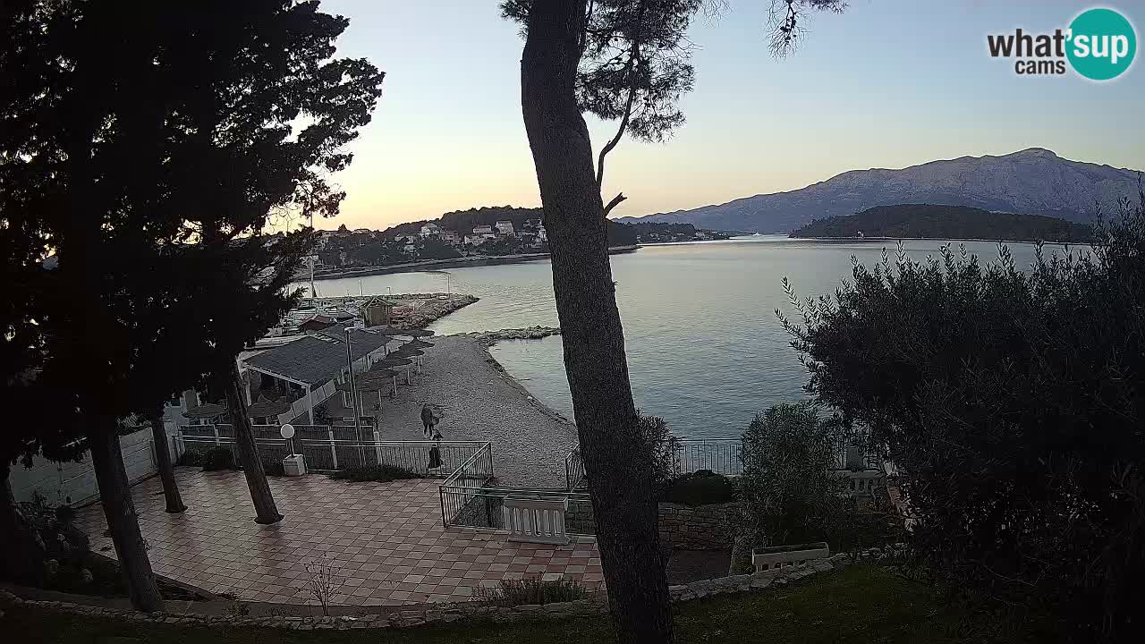 Web kamera Lumbarda – Plaža Prvi Žal – Korčula
