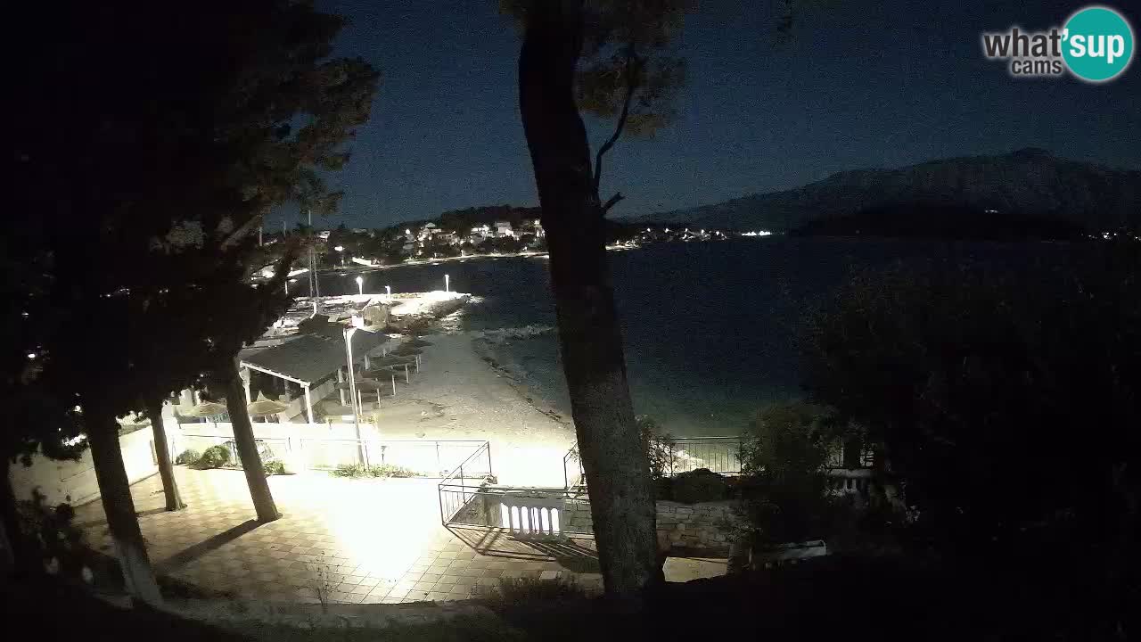 Webcam live Lumbarda – Plage Prvi Žal – Korčula