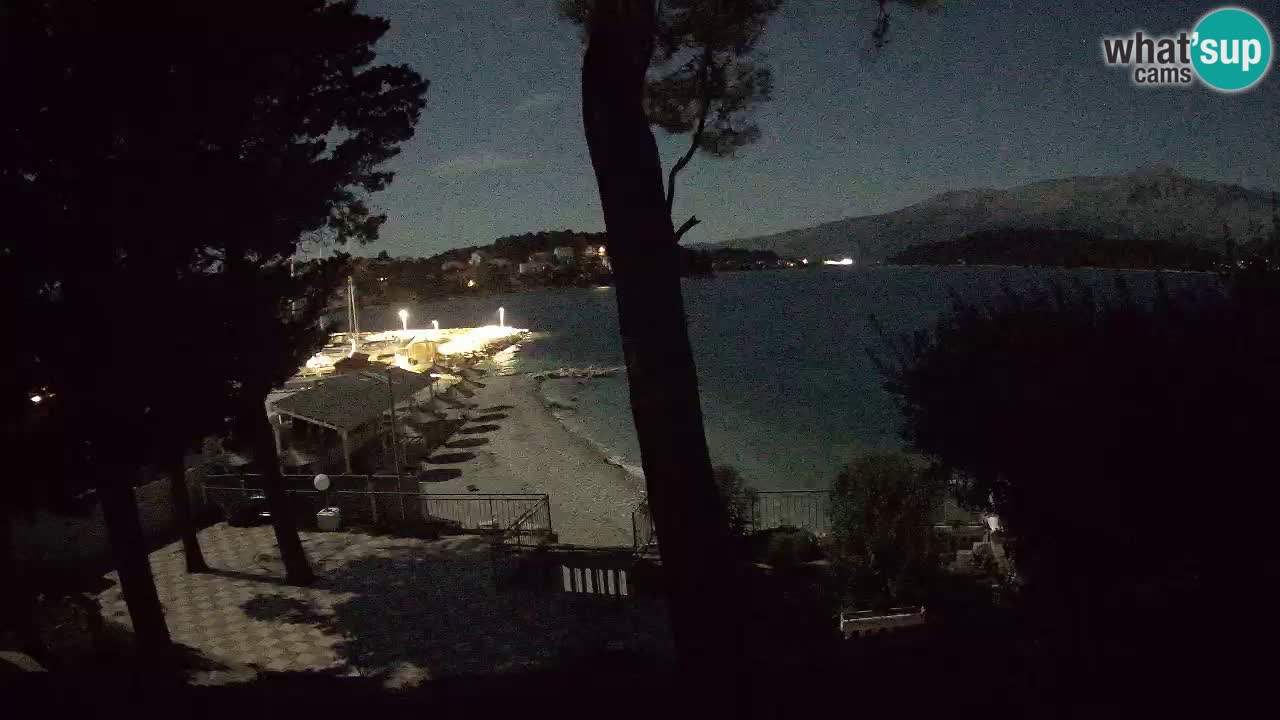 Webcam Lumbarda – Prvi Žal beach – Korčula